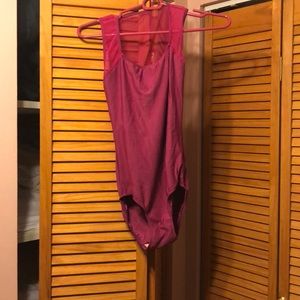 FUSCHIA/BERRY COLORED ELEVE LEOTARD